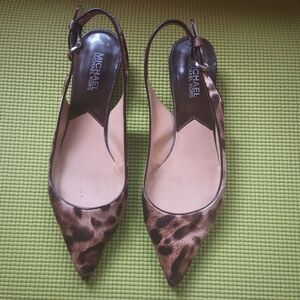 Michael Kors Leopard Print Heels